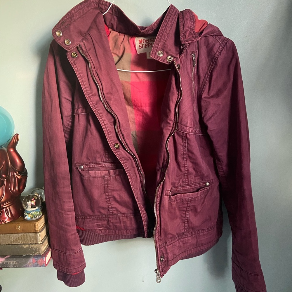 Burgundy Winter Jacket